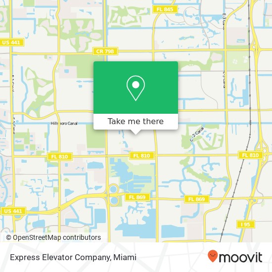 Express Elevator Company map