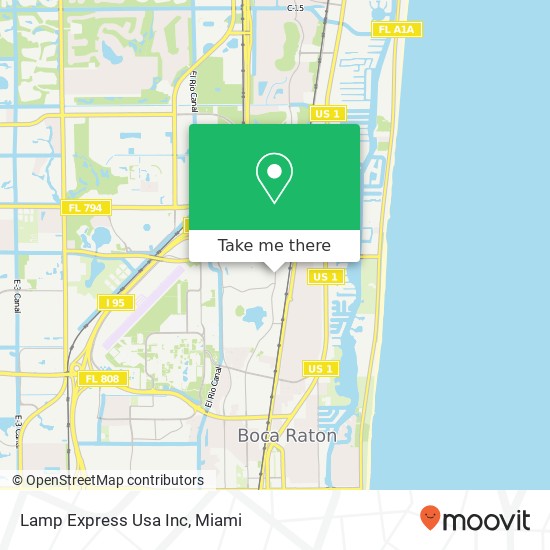 Lamp Express Usa Inc map