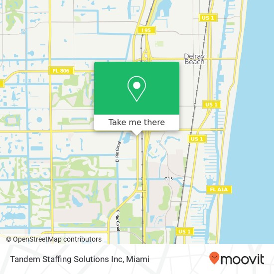 Mapa de Tandem Staffing Solutions Inc