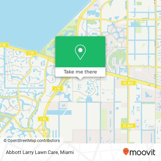 Abbott Larry Lawn Care map