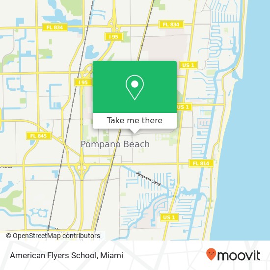 Mapa de American Flyers School