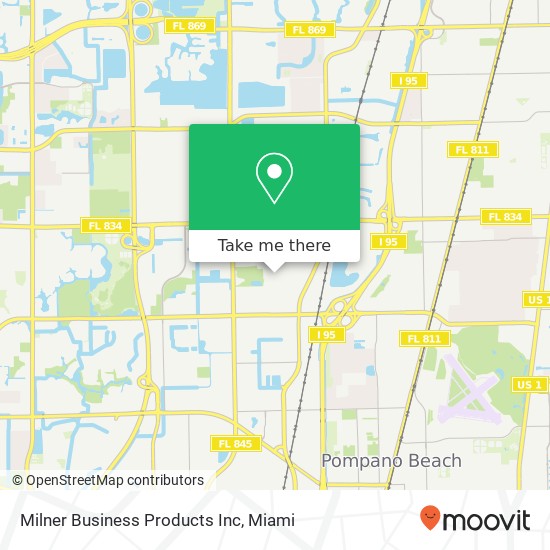 Mapa de Milner Business Products Inc
