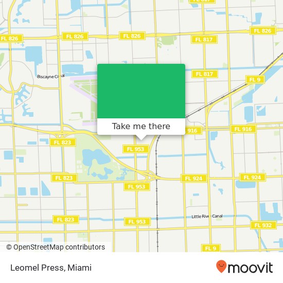 Leomel Press map