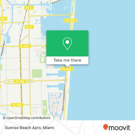 Sunrise Beach Apts map