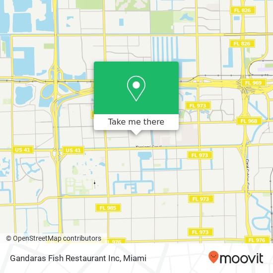 Gandaras Fish Restaurant Inc map