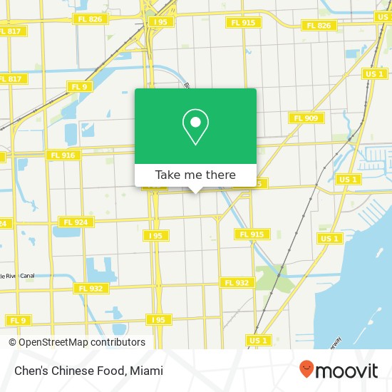 Mapa de Chen's Chinese Food