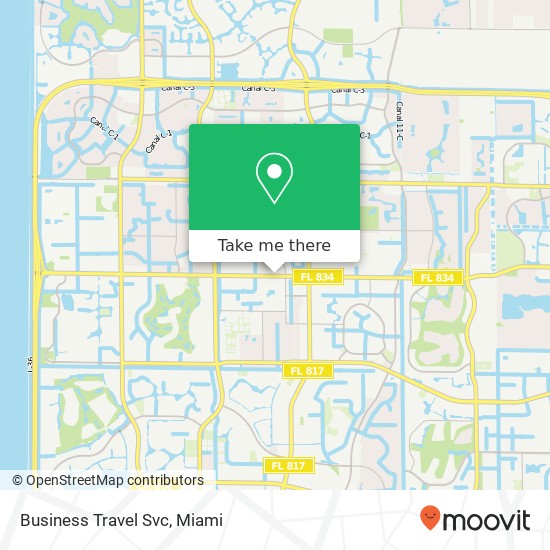 Business Travel Svc map