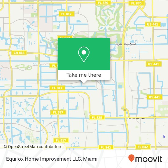 Mapa de Equifox Home Improvement LLC