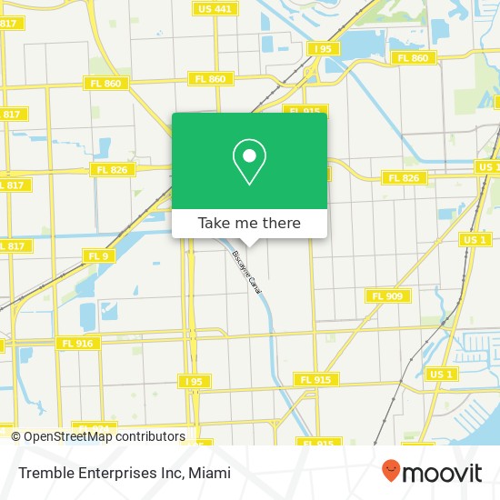 Tremble Enterprises Inc map