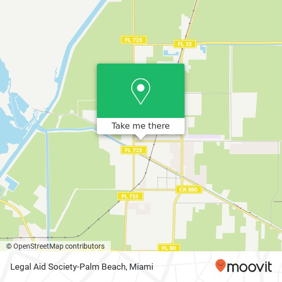 Legal Aid Society-Palm Beach map