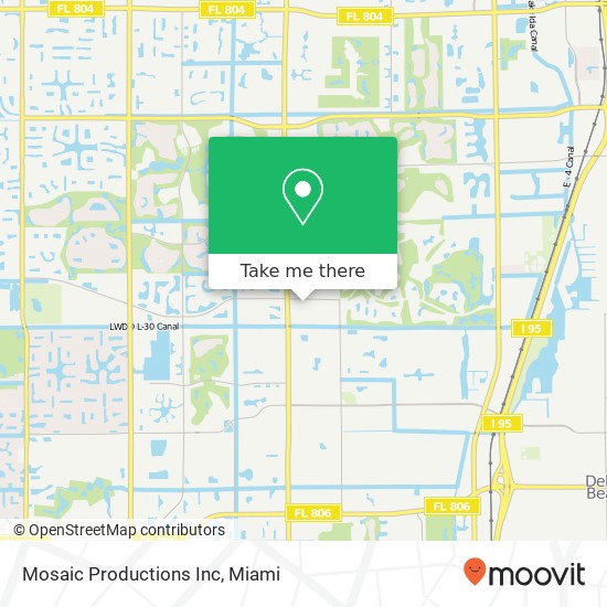 Mosaic Productions Inc map