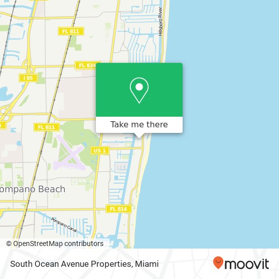 South Ocean Avenue Properties map