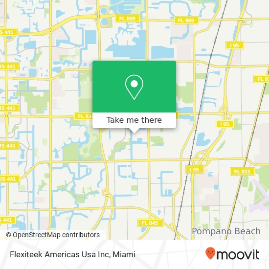 Mapa de Flexiteek Americas Usa Inc