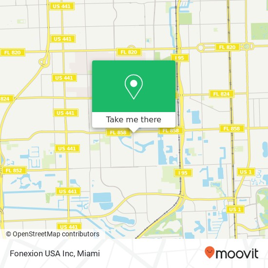 Mapa de Fonexion USA Inc