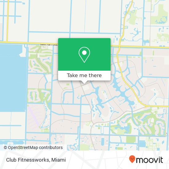 Mapa de Club Fitnessworks