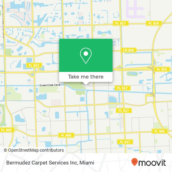 Bermudez Carpet Services Inc map