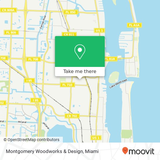 Montgomery Woodworks & Design map