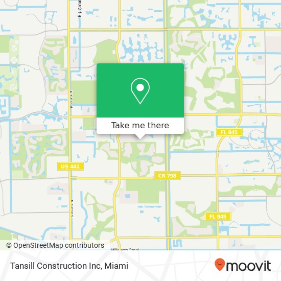Mapa de Tansill Construction Inc