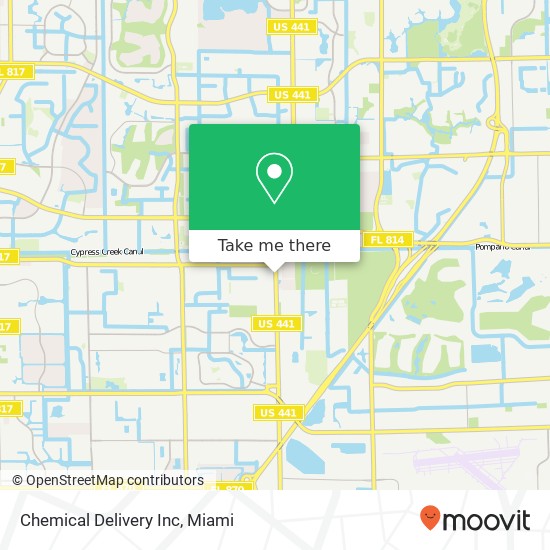 Chemical Delivery Inc map