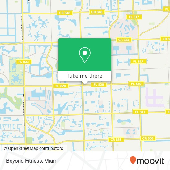 Mapa de Beyond Fitness