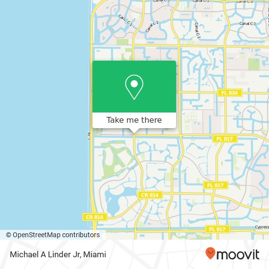 Michael A Linder Jr map