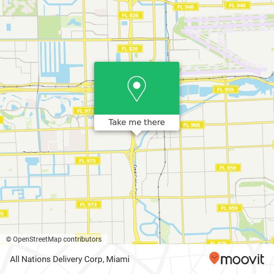 Mapa de All Nations Delivery Corp