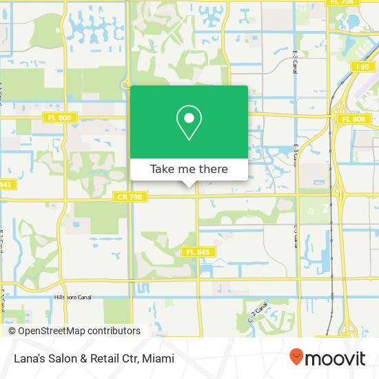 Lana's Salon & Retail Ctr map