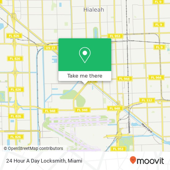 Mapa de 24 Hour A Day Locksmith