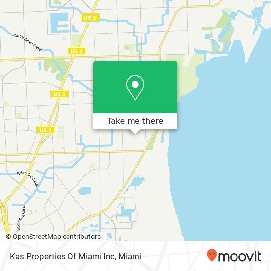 Mapa de Kas Properties Of Miami Inc