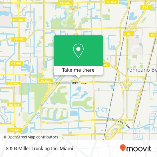 S & B Miller Trucking Inc map