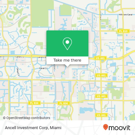 Ancell Investment Corp map