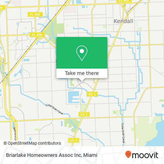 Briarlake Homeowners Assoc Inc map