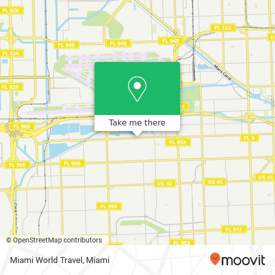 Miami World Travel map