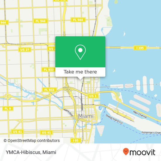Mapa de YMCA-Hibiscus