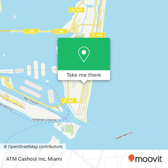 ATM Cashout Inc map