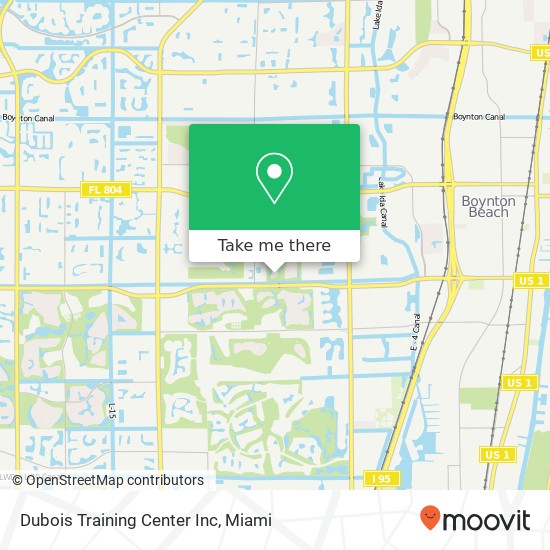 Dubois Training Center Inc map