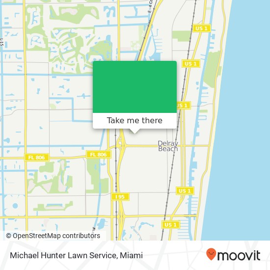 Mapa de Michael Hunter Lawn Service