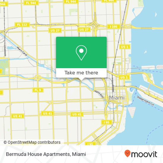 Mapa de Bermuda House Apartments