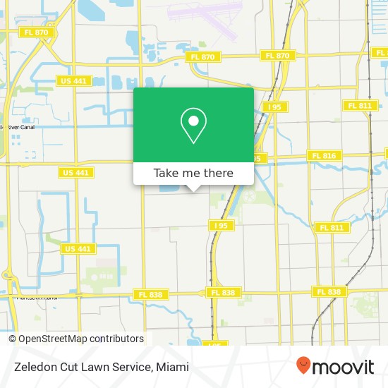 Zeledon Cut Lawn Service map