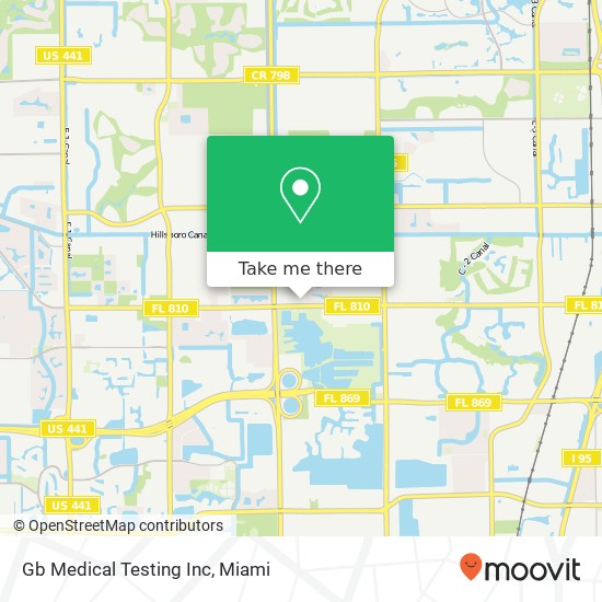 Gb Medical Testing Inc map