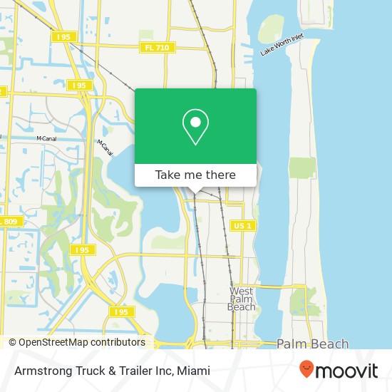 Mapa de Armstrong Truck & Trailer Inc
