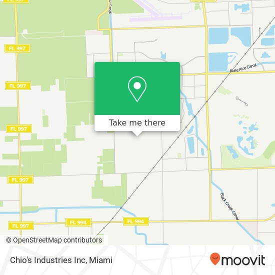 Mapa de Chio's Industries Inc