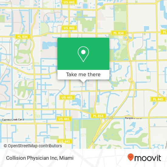 Collision Physician Inc map