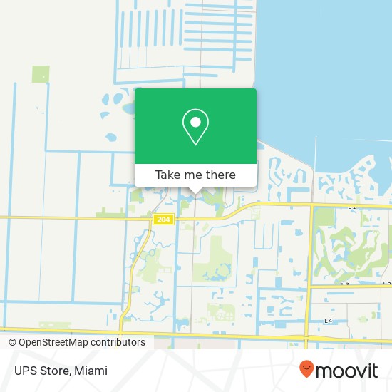 UPS Store map