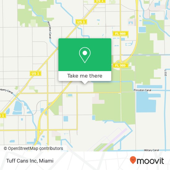 Mapa de Tuff Cans Inc