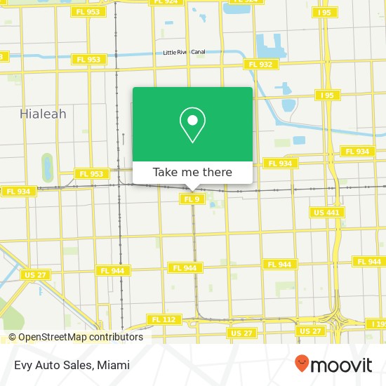 Evy Auto Sales map