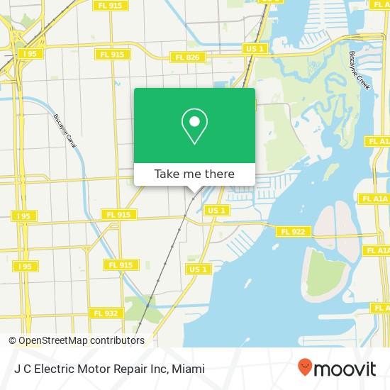 J C Electric Motor Repair Inc map