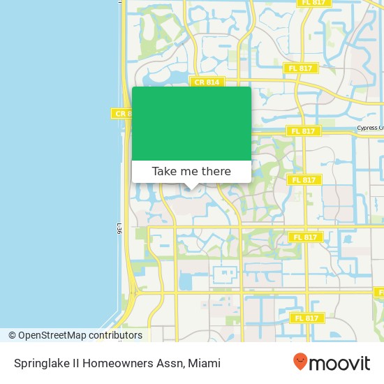 Springlake II Homeowners Assn map