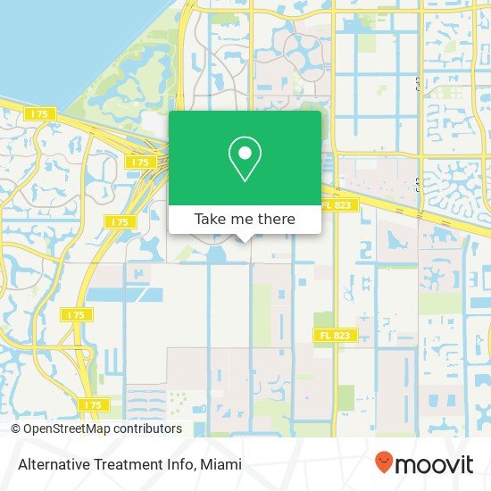 Mapa de Alternative Treatment Info