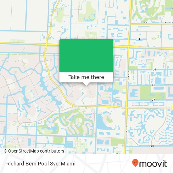 Richard Bem Pool Svc map